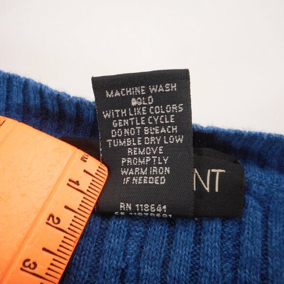 Lane Bryant Women's plus size 26/28 Long Sleeve Pullover Cable Knit Sweater Blue - Picture 7 of 10